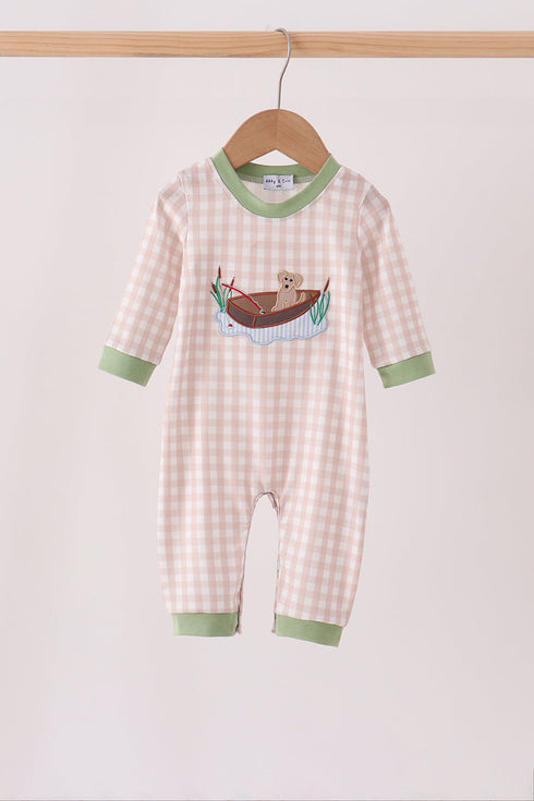 khaki-puppy-fishing-gingham-romper-sophias-stylebaby-1