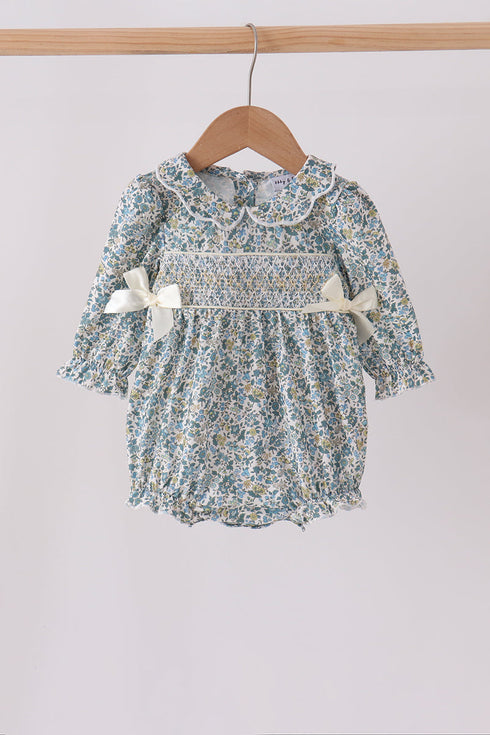 sage-floral-smocked-bow-bubble-sophias-stylebaby-1