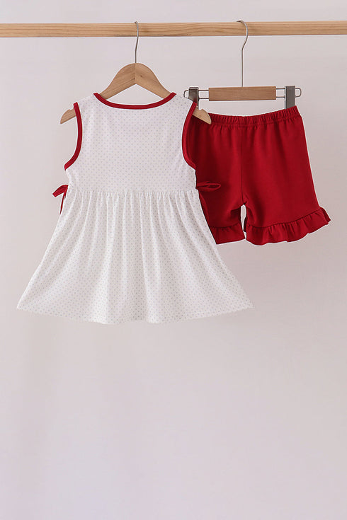 red-alabama-roll-tide-embroidery-ruffle-shorts-set-sophias-style-3