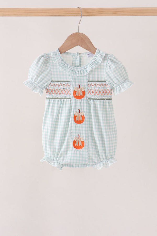sage-pumpkin-smocked-gingham-bubble-sophias-stylebaby-1