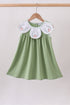 Sage Pumpkin Embroidered Dress
