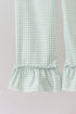 Sage Pumpkin Embroidered Ruffle Pants Set