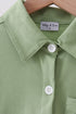 Sage Pumpkin Embroidered Button Down Shirt