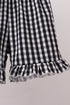 Pumpkin ruffle shorts set