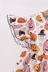 Pumpkin ruffle shorts set