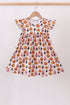 Pumpkin ruffle dress