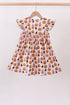 Pumpkin ruffle dress