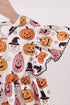 Pumpkin ruffle dress