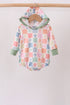 Pastel Daisy Checkerboard Hoodie Bubble