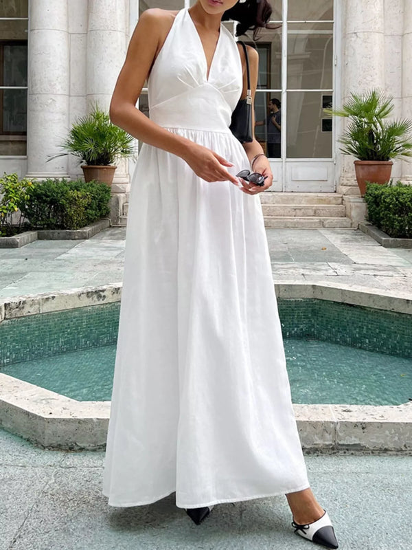 halter-neck-flowy-maxi-dress-OhSoStyled-Sophia's-Style-1