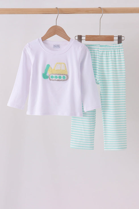 green-excavator-french-knot-stripe-pants-set-sophias-styleSet-1
