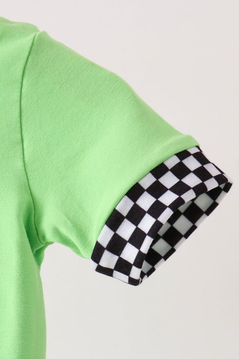 green-car-embroidery-checkered-romper-sophias-style-5