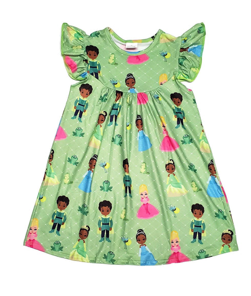 frog-princess-inspired-milk-silk-flutter-dress Great Lakes kids - Sophia's Style-2
