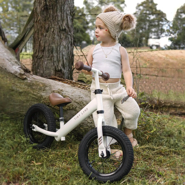 tiny-land®-balance-bike-milky-white-Tiny Land-Sophia's Style-Push & Pedal Riding Vehicles-1