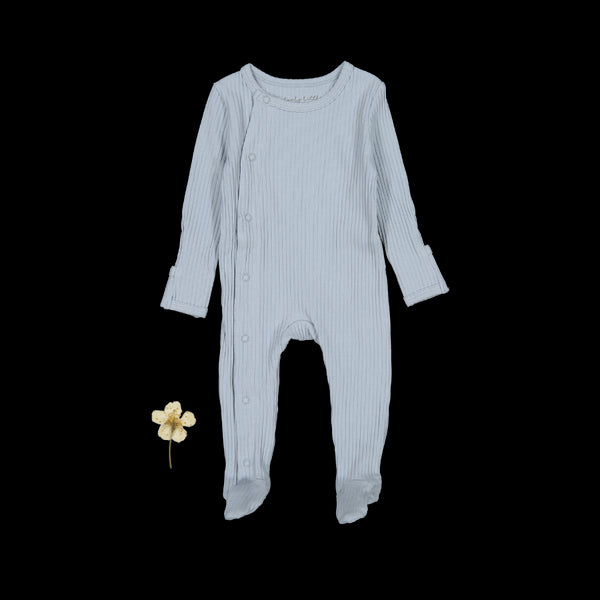 the-snap-romper-blue Lovely Littles - Sophia's StyleFront Snap Romper-1