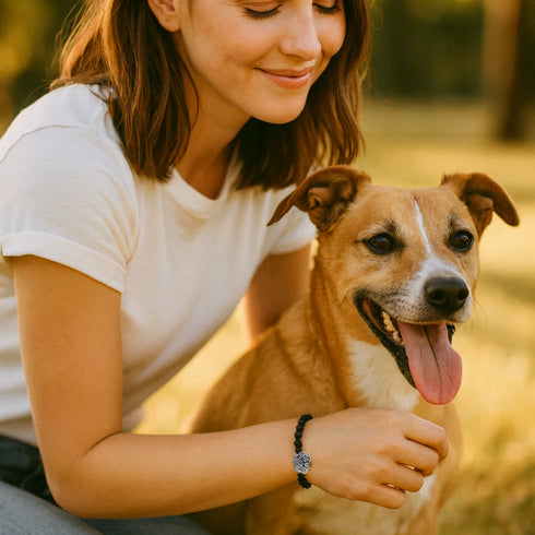 pawzee-ebony-paw-print-charm-bracelet-Sophia's Style-4