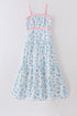 Marine creature print dress mom & me