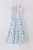 Marine creature print dress mom & me