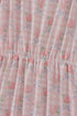 Pink floral print mom dress