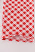 Red farm smocked pants set