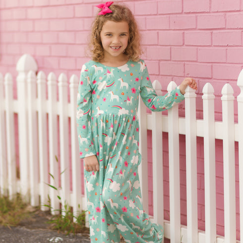 leggy-romper-rainbow-unicorn Gorgeous the Fox - Sophia's Styledress-1