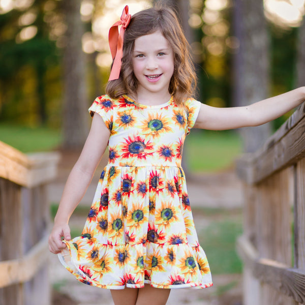 sunflower-dress Gorgeous the Fox - Sophia's Styledress-1