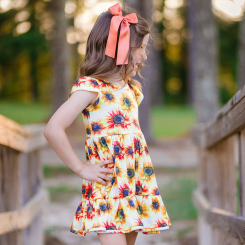 sunflower-dress Gorgeous the Fox - Sophia's Style-5