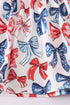 Bow print mom&me top