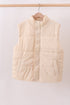 Cream mom&me puffer vest