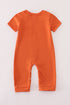 Rust Texas embroidery romper