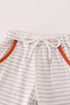 Rust Texas embroidery pants set