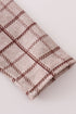 Brown plaid bloomer set
