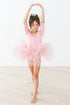 vintage-pink-3-4-tutu-leotard Mila & Rose - Sophia's Style-Vintage Pink 3/4 Tutu Leotard-6-12M--1