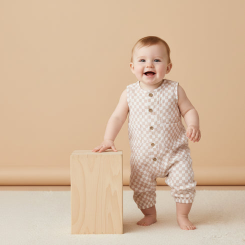 organic-buttoned-jumpsuit-brick-checks-makemake-organics-sophias-style-3