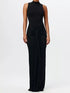 sleeveless-mock-neck-knot-front-maxi-dress-OhSoStyled-Sophia's-Style-4