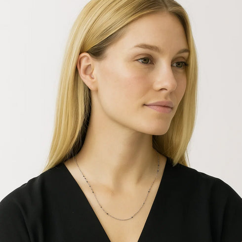 dainty-black-onyx-beaded-link-necklace-Sophia's Style-8