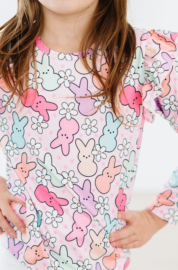 hangin-with-my-peeps-l-s-ruffle-tee Mila & Rose - Sophia's Style-Hangin with My Peeps L/S Ruffle Tee-6-12M--1