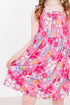 hawaiian-floral-ruffle-cross-back-dress Mila & Rose - Sophia's StyleRuffle Cross Back Dress-1