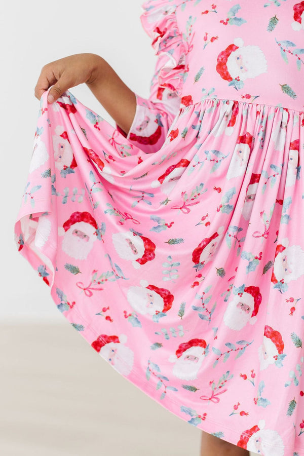 jolly-old-saint-nick-ruffle-twirl-dress Mila & Rose - Sophia's StyleTwirl Ruffle Dress 3/4-1