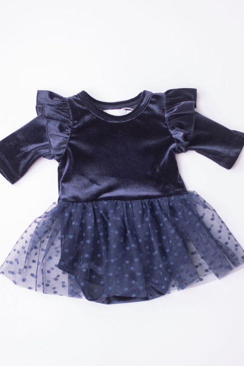 light-navy-velvet-tutu-bodysuit Mila & Rose - Sophia's Style-2