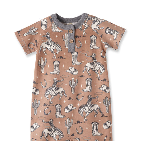 wild-wrangler-brown-western-bamboo-shorty-romper-for-boys-Sophia's Style-2