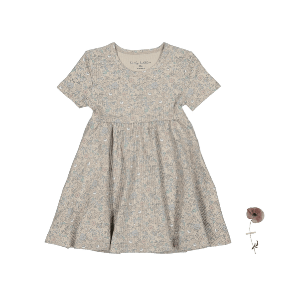 the-printed-short-sleeve-dress-elise-ribbed-sophias-styleShort Sleeve Dress-1