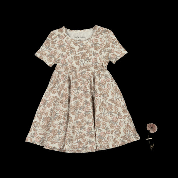 the-printed-short-sleeve-dress-delilah Lovely Littles - Sophia's StyleShort Sleeve Dress-1