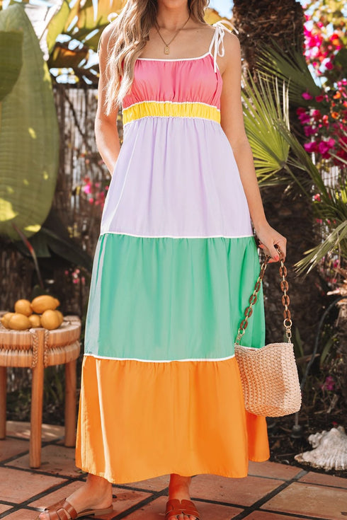 color-block-flowy-tiered-maxi-dress-with-pockets OhSoStyled - Sophia's Style-4