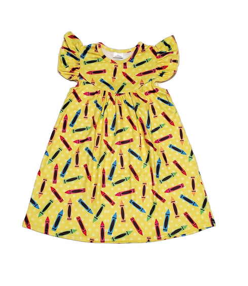 crayon-milk-silk-flutter-dress Great Lakes kids - Sophia's Style-2