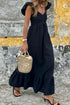v-neck-ruffled-cap-sleeve-smocked-maxi-dress OhSoStyled at Sophia's Style-1
