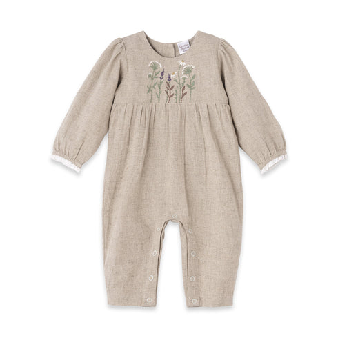 felicity-girls-embroidered-baby-romper-linen-cotton-blend-Tesa Babe at Sophia's StyleBaby Girl Clothes-1
