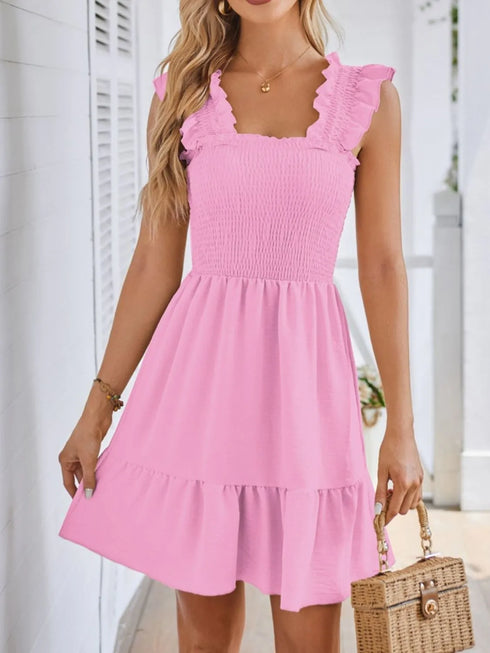 smocked-square-neck-wide-strap-dress OhSoStyled - Sophia's Style in Pastel Blue-20