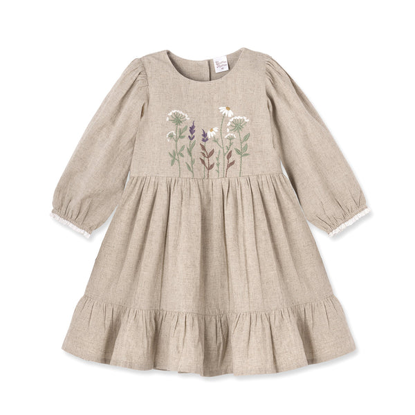 felicity-embroidered-linen-dress-cotton-blend-heirloom-style-Tesa Babe at Sophia's StyleBaby Girl Clothes-1