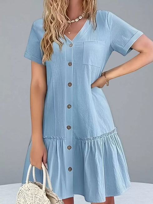full-size-button-front-short-sleeve-tiered-dress-plus-size-OhSoStyled-Sophia's-Style-22